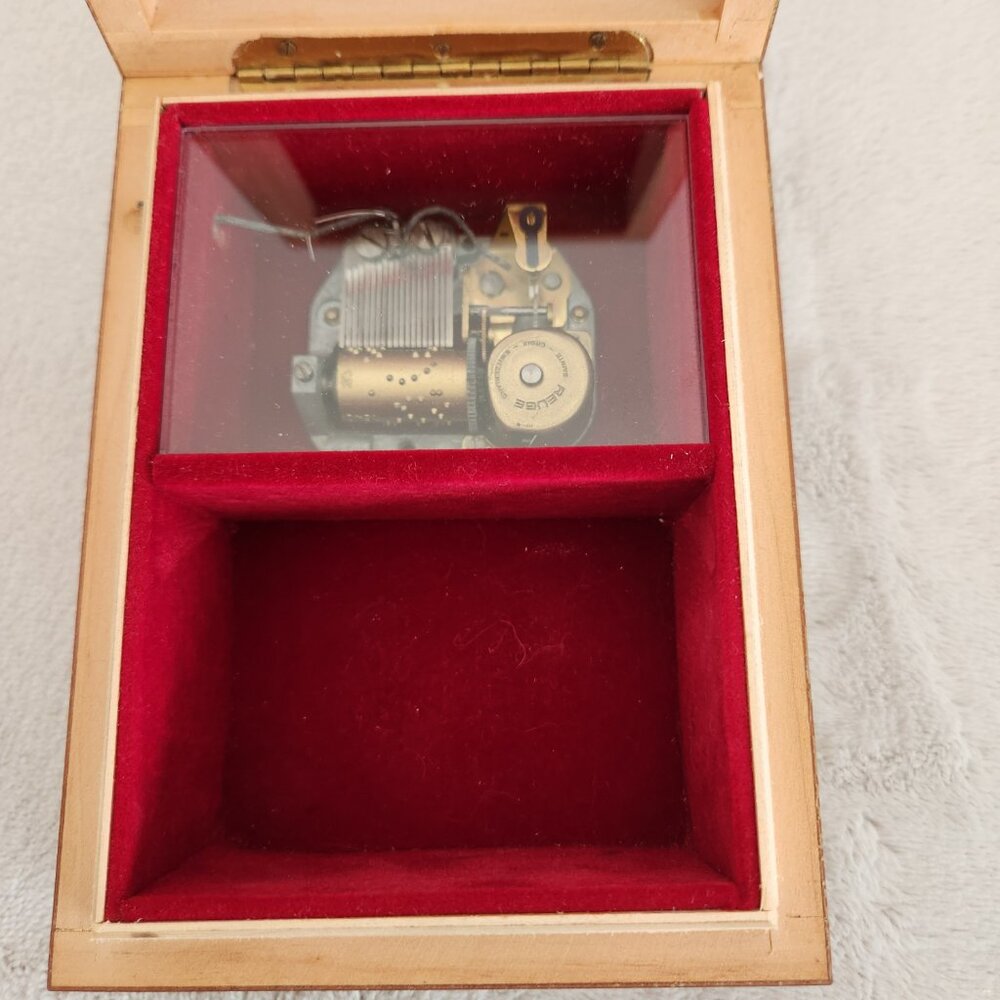 Hummel The Happy Wanderer Music Jewelry Box Made in W. Germany